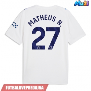 Lacne Muži Futbalové dres Manchester City Matheus Nunes #27 2026-27 Krátky Rukáv - Tretina